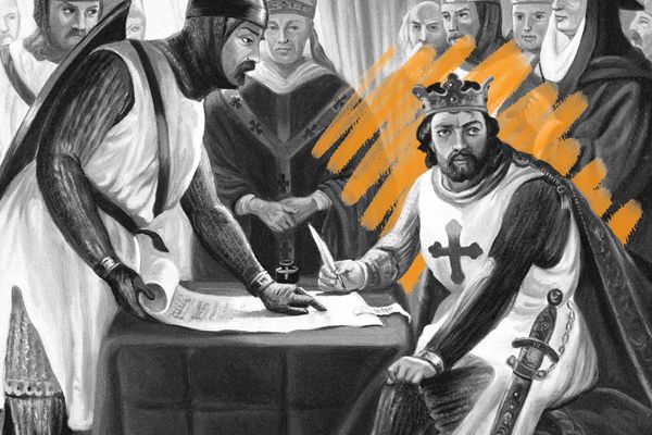 King John Signing the Magna Carta, 1215