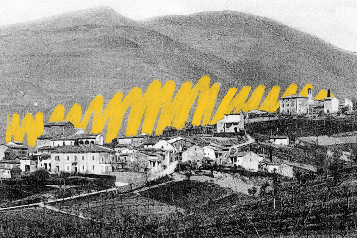 Panoramic image of Cospaia, undated