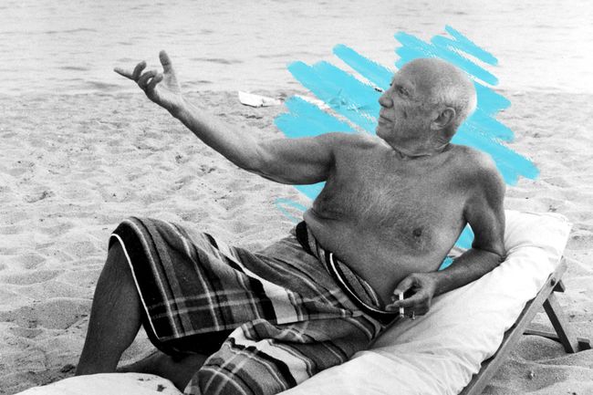 Pablo Picasso in an undated photograph