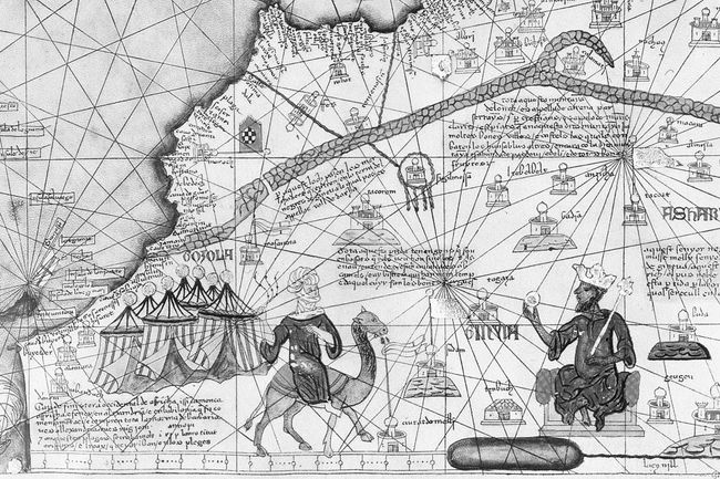 Detail from the Catalan Atlas, 1375