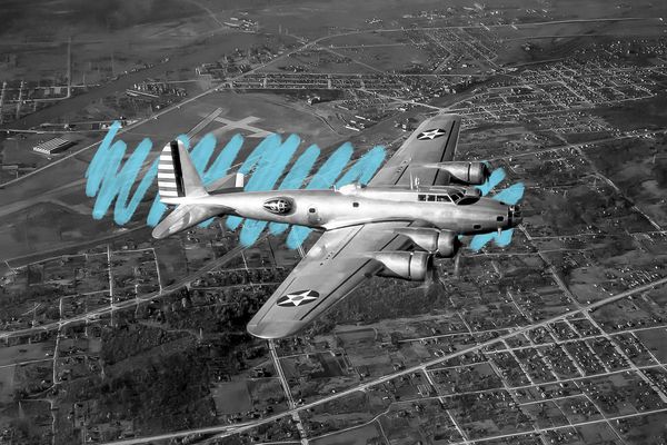 Boeing B-17A Flying Fortress, circa 1945
