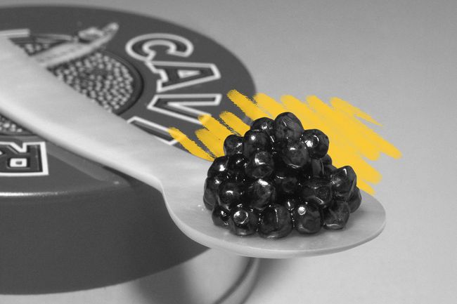 Caviar on a spoon