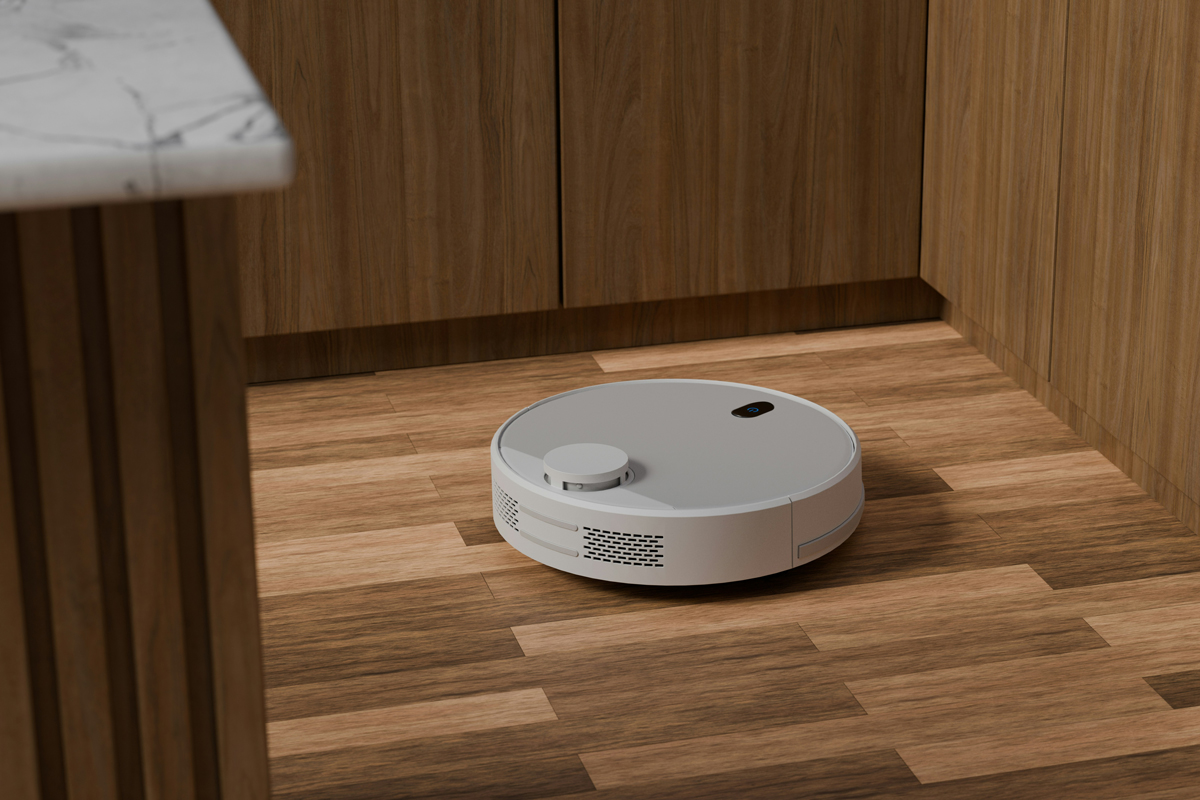Robot Vacuum in use
