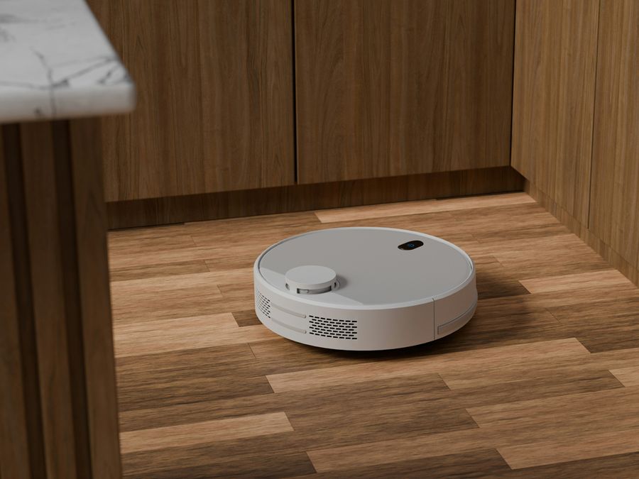 Robot Vacuum in use