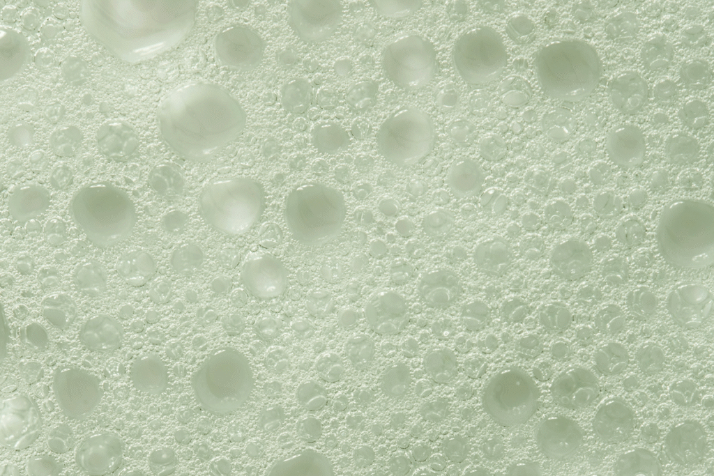 Soapy water bubbles