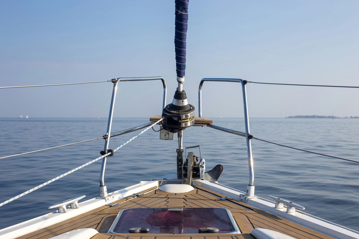 Bow of a boat
