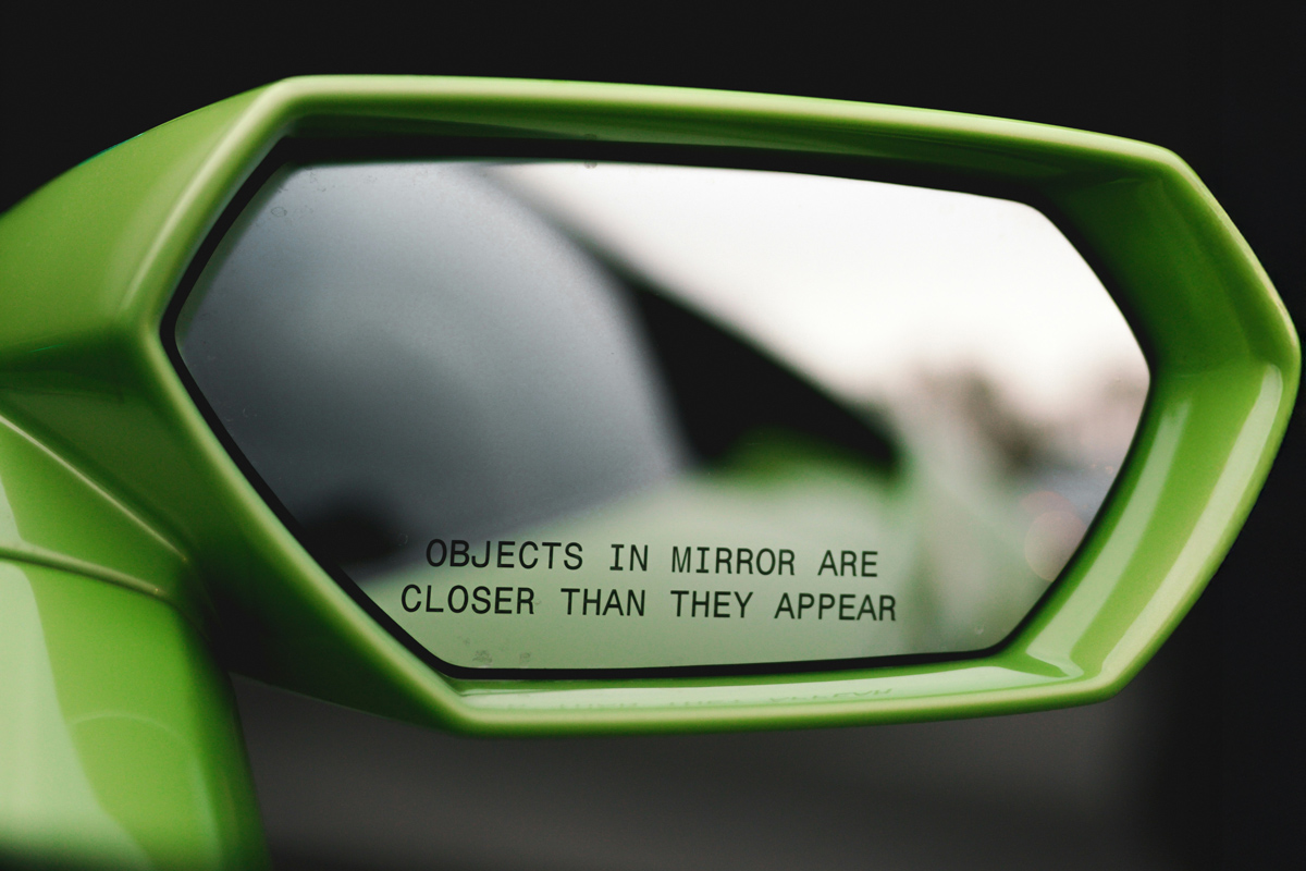 Passenger-side mirror
