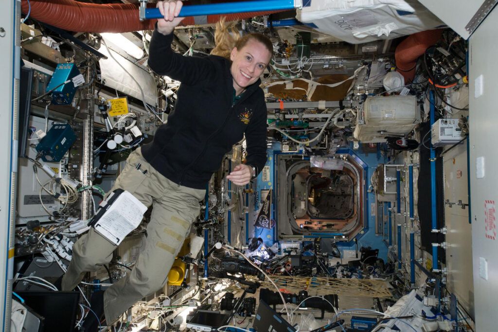 Kate Rubins in space