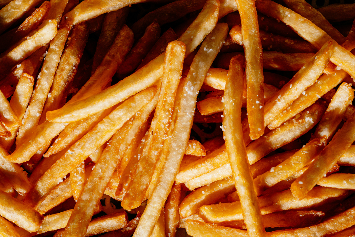 Salted french fries