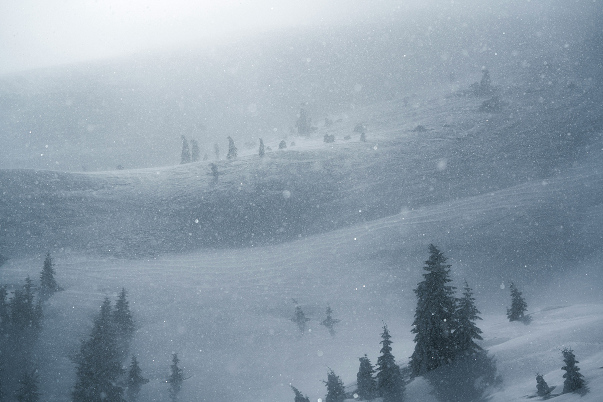 Snowy mountain