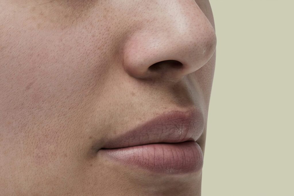 Nose and mouth