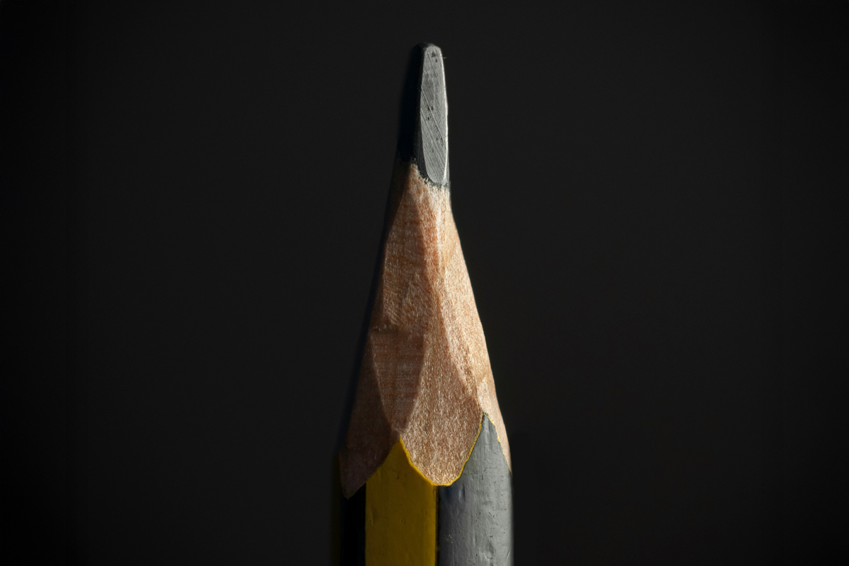 Sharpened pencil