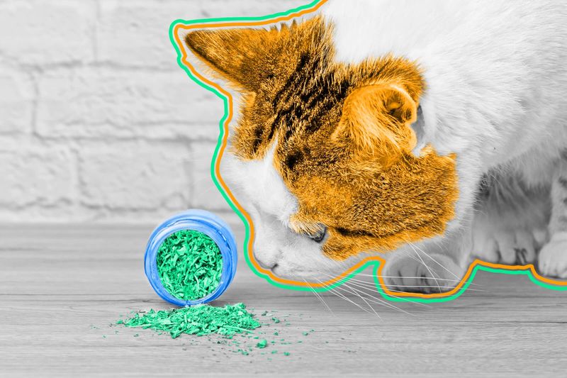 Catnip actually repels mosquitoes from cats.