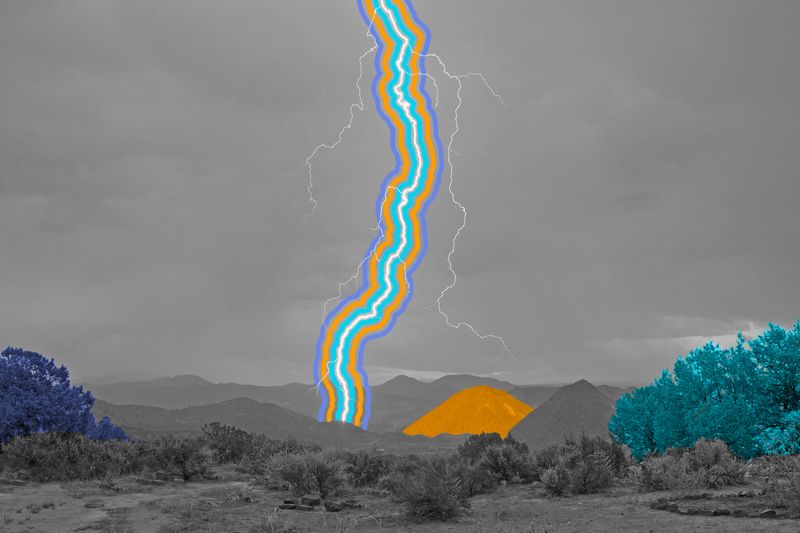 Lightning can heat the air to 50,000 degrees Fahrenheit.