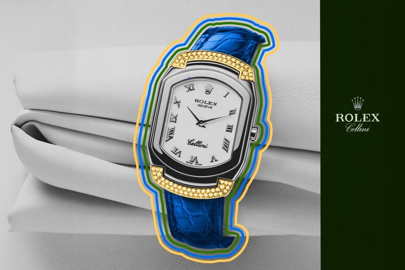 Poster advertising Rolex luxury watchmaking brand in magazine from 2008