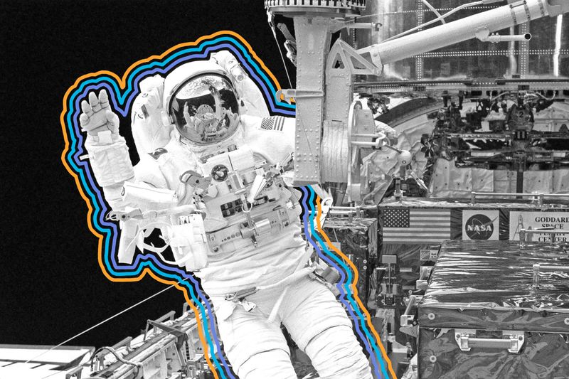 Astronaut in space