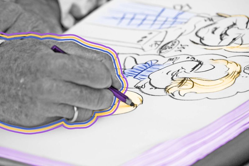 A famous caricaturist hid the name of his daughter in his drawings for decades as a game.