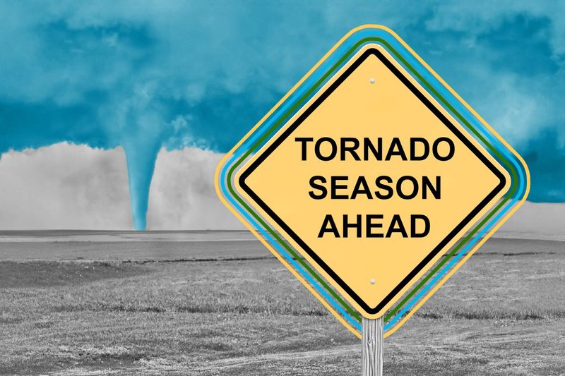 England has the most annual tornadoes by land area of anywhere in the world.