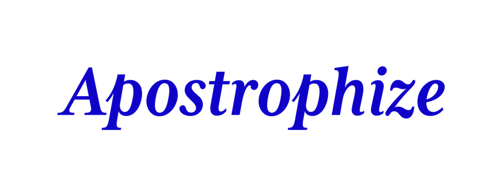 Apostrophize