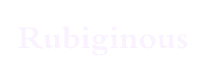 Rubiginous