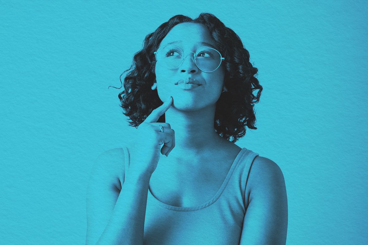 Woman thinking