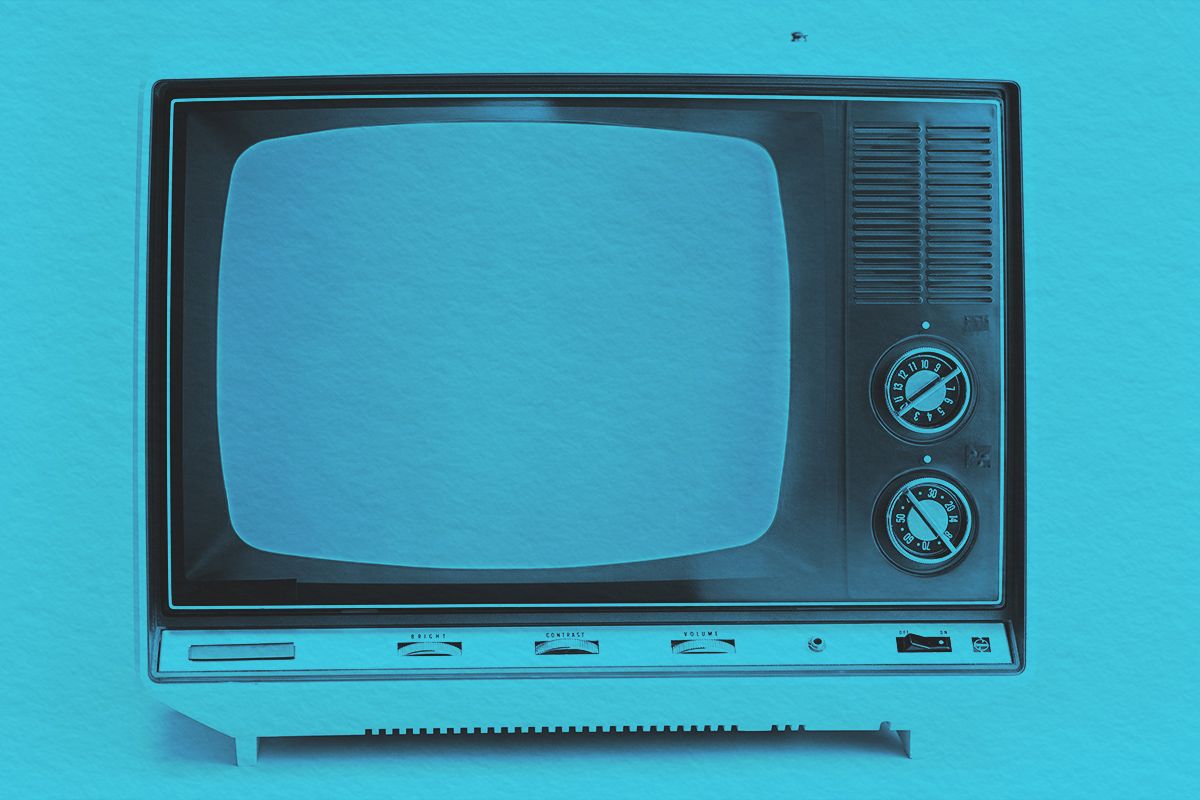 Old television set